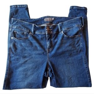 Torrid Super Soft Jegging Jeans Blue Denim Skinny High Rise Plus Size 16 R